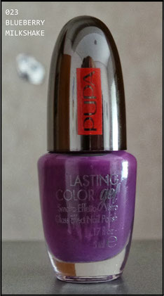 pupa lasting color gel 023 blueberry milkshake review recensione