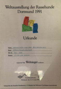 Unser Aennchen: Weltsiegerin und Rassebeste