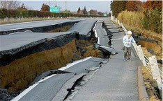 Terremoto devasta strada