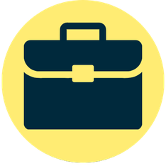 Icon mit einer Aktentasche