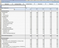 Controlling System für EÜR mit Excel