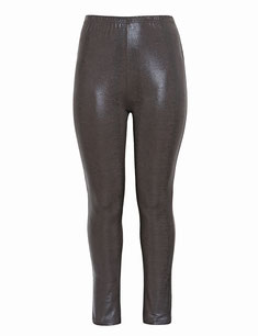 braune Plus Size Damenjeggings  , sexy Hintern