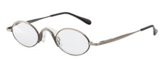 ovale Brille mit Metallfassung
