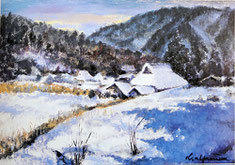 安田謙，花脊の雪，1992年