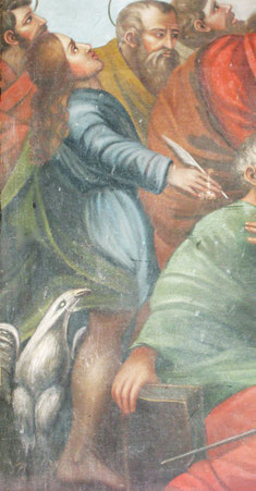 Lumio - Eglise de l'Assomption - Jean et l'aigle