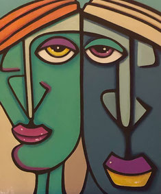 Woman & Man 50 x 60 Acryl 