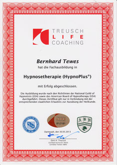 HypnoPlus Zertifikat