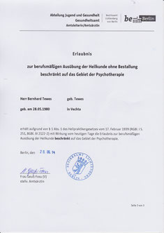 Heilerlaubnis Gesundheitsamt Berlin