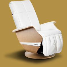 Keyton Vintage Massagesessel snow white