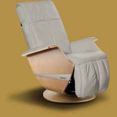 Keyton Vintage Massagesessel silvergrey