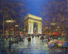 PBL-097 Paris, L'Arc de Triomphe le soir © Guy DESSAPT