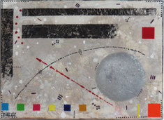 daluz composition abstraction géométrique abstraite aux formes colorées 