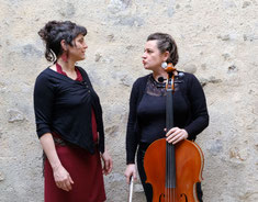 Pascle Rambeau et Sophie Sabourin dans le spectacle De chair et de vent  porté par la compagnie parolata sung