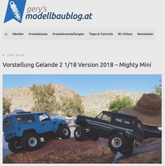 GERY´S modellbaublog.at über die 1/18 MightyMinis von RC4WD