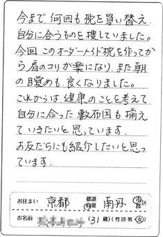 京都府在住30代女性