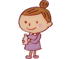 キャラクターの「メイちゃん」です