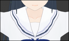セーラー襟は自作しました