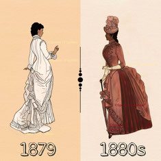 Viktorianische Mode Epochs Of Fashion Ladies Costume Through The Ages