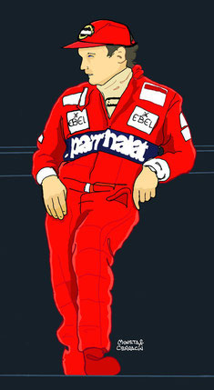 Niki Lauda by Muneta & Cerracín