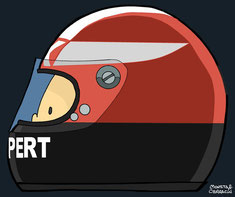 Helmet of Rupert Keegan by Muneta & Cerracín