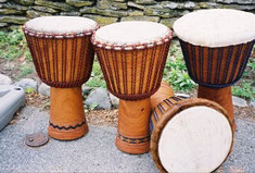DrumConnection djembe built in Guinea