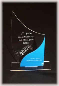 Trophées en découpe et gravure laser