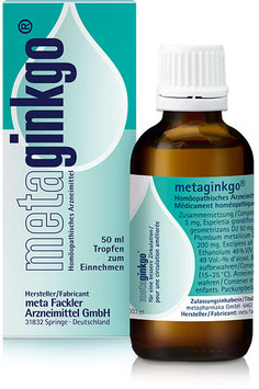metaginkgo® - bei Zirkulationsbeschwerden