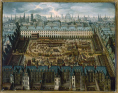 The great carrousel on place Royale (place des Vosges) given to celebrate the marriage of Louis XIII to Anne of Austria in April 1612, Musée Carnavalet, Paris