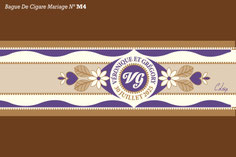 Bague de cigare Mariage - étiquette de cigare personnalisée pour un Mariage - Bagues de cigares spéciales Mariage - Idée cadeau Mariage - Cigares personnalisés Mariage - Cadeau invités Mariage - Etiquette de cigare personnalisée