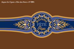 Bague de cigare personnalisée pour la Fête des pères - Bagues de cigares personnalisées spéciale Fête des pères - Idée cadeau homme - Cigares personnalisés fête des pères - Etiquettes de cigares personnalisées - Custom cigar band