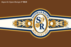 Bague de cigare Mariage - étiquette de cigare personnalisée pour un Mariage - Bagues de cigares spéciales Mariage - Idée cadeau Mariage - Cigares personnalisés Mariage - Cadeau invités Mariage - Etiquette de cigare personnalisée