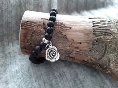 Edelstein Armbänder in schwarz