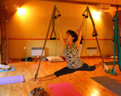 Maryvonne Lascombes yoga aérien Jyoti-yogi