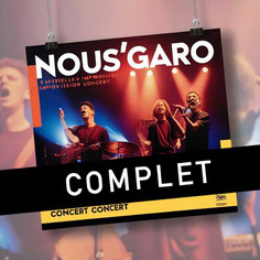 Soirée Ouverture - NOUS'GARO  Hommage à Claude Nougaro