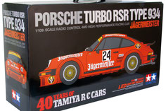 Modellbaukasten eines Porsche RC Modells im Maßstab 1:10, RC Baukasten von TAMIYA, Modellbau Kroh