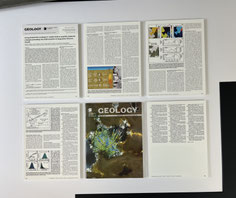 Workshop - Einrahmen, Seiten von Geology erhöht aufgelegt.  