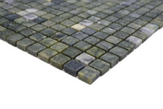 mosaico marmo verde 15x15 mm