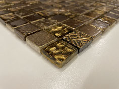 Mosaico in Foglia Oro 23mm Junior Rame