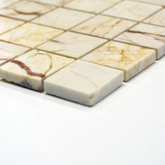 mosaico marmo Golden Cream lucido