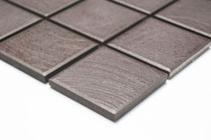 mosaico ceramica antiscivolo per piscina, bagno colore marrone