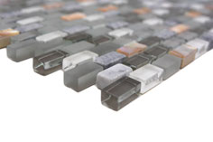 mosaico in miniperla grey