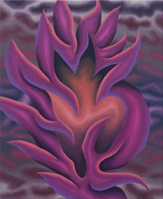 Afterworld, 2024, oil on canvas, 43 x 35 cm
