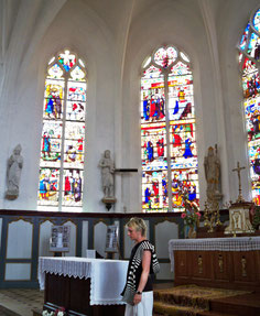 Cécile Boël , la restauratrice des vitraux
