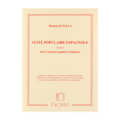 ME00171800 Suite populaire espagnole Manuel de Falla Violoncello Cello Klavier Piano