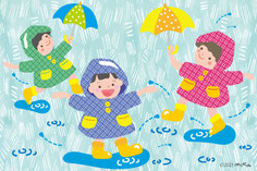 梅雨のイラスト一覧はコチラヘ