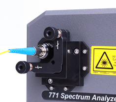 Faserkopplung für Wellenlängenmessgeräte und Spektrum Analysatoren