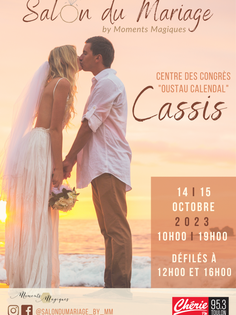 Salon du Mariage de Cassis - 14 et 15 Octobre 2023