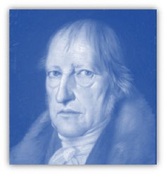 de Duitse filosoof Hegel