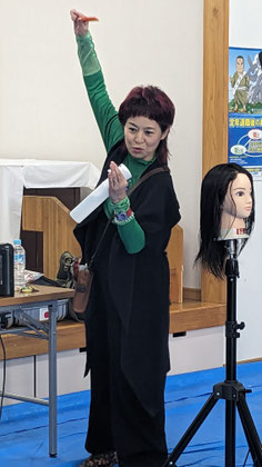 鹿児島早苗会2023年10月期。　福岡から「山口 直美」講師の登場。　