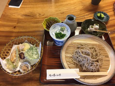 塩の道連れ　さんのお蕎麦うまし